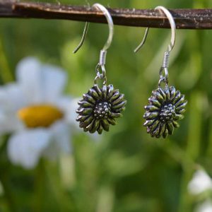 Daisy Earrings (drop), Emma Keating Jewellery