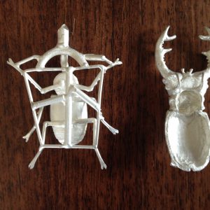 Stag Beetle cast - Emma Keating Jewellery