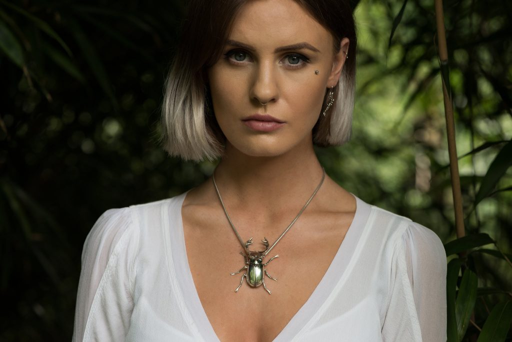 Stag Beetle Pendant - Emma Keating Jewellery CW2