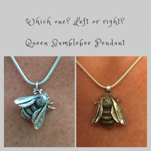 Which Queen Bumblebee Pendant do you prefer? Emma Keating Jewellery