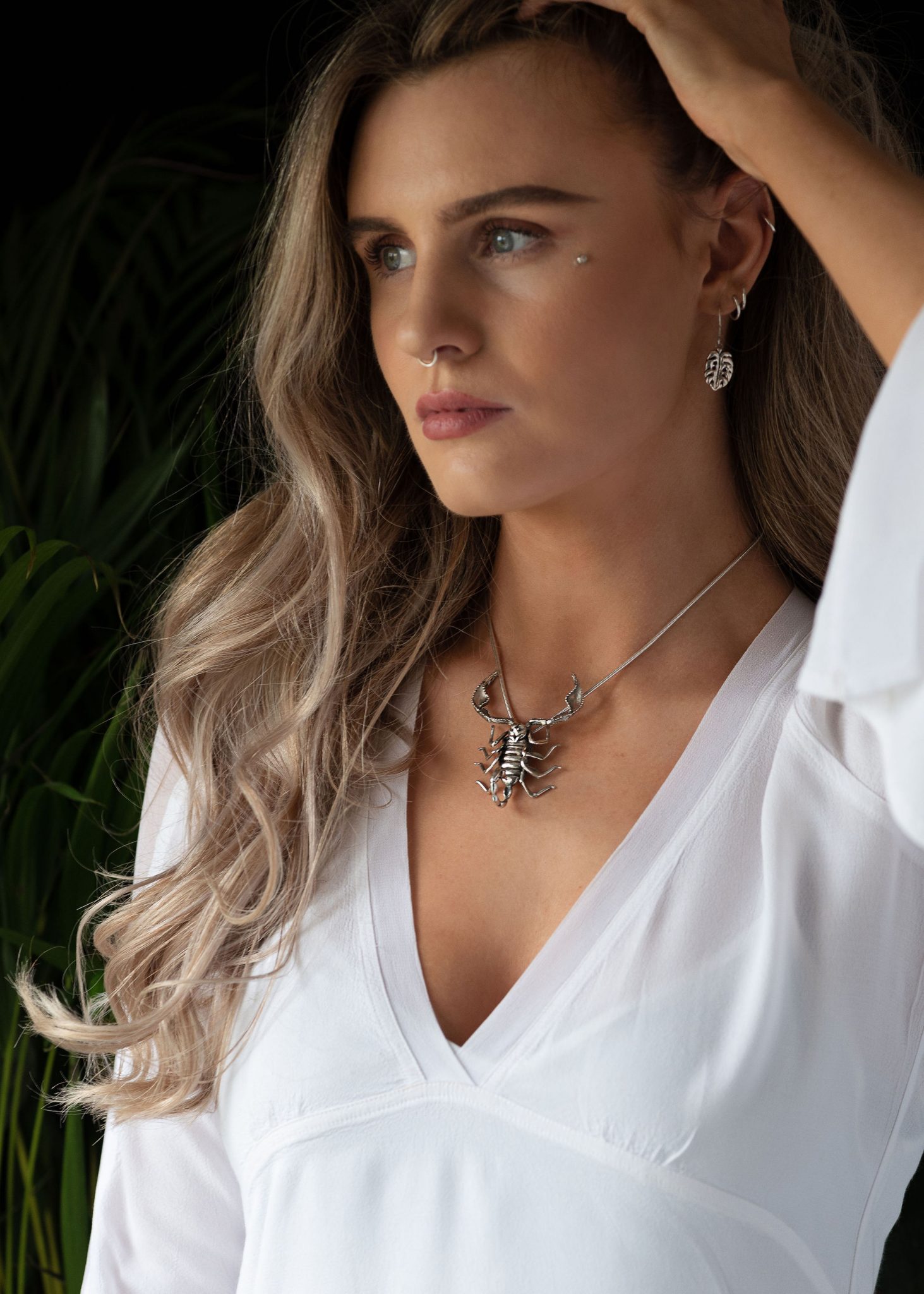 Yellow Tailed Scorpion Pendant MLR - Emma Keating Jewellery