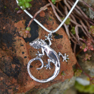 Mini Lizard Pendant - Emma Keating Jewellery