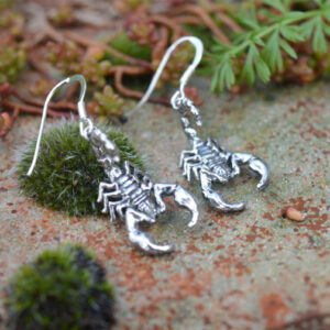 Scorpion Drop Earrings - Emma Keating Jewellery